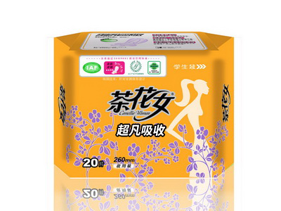CH90         20片學生裝棉柔夜用衛生巾