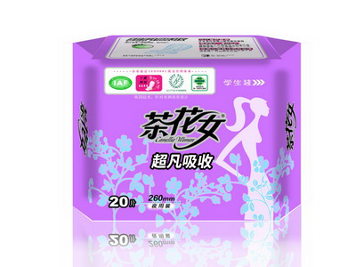 CH91          20片學生裝干爽夜用衛生巾